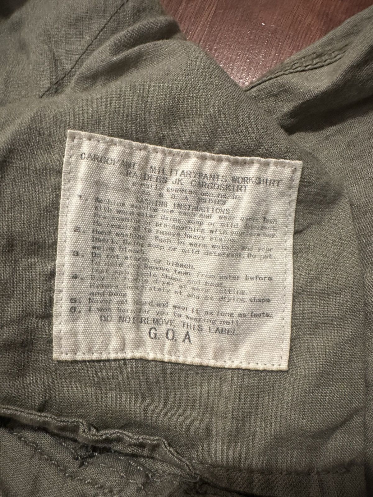 Japanese Brand G.O.A cargo pants with suspenders Size US 30 / EU 46 - 4 Thumbnail