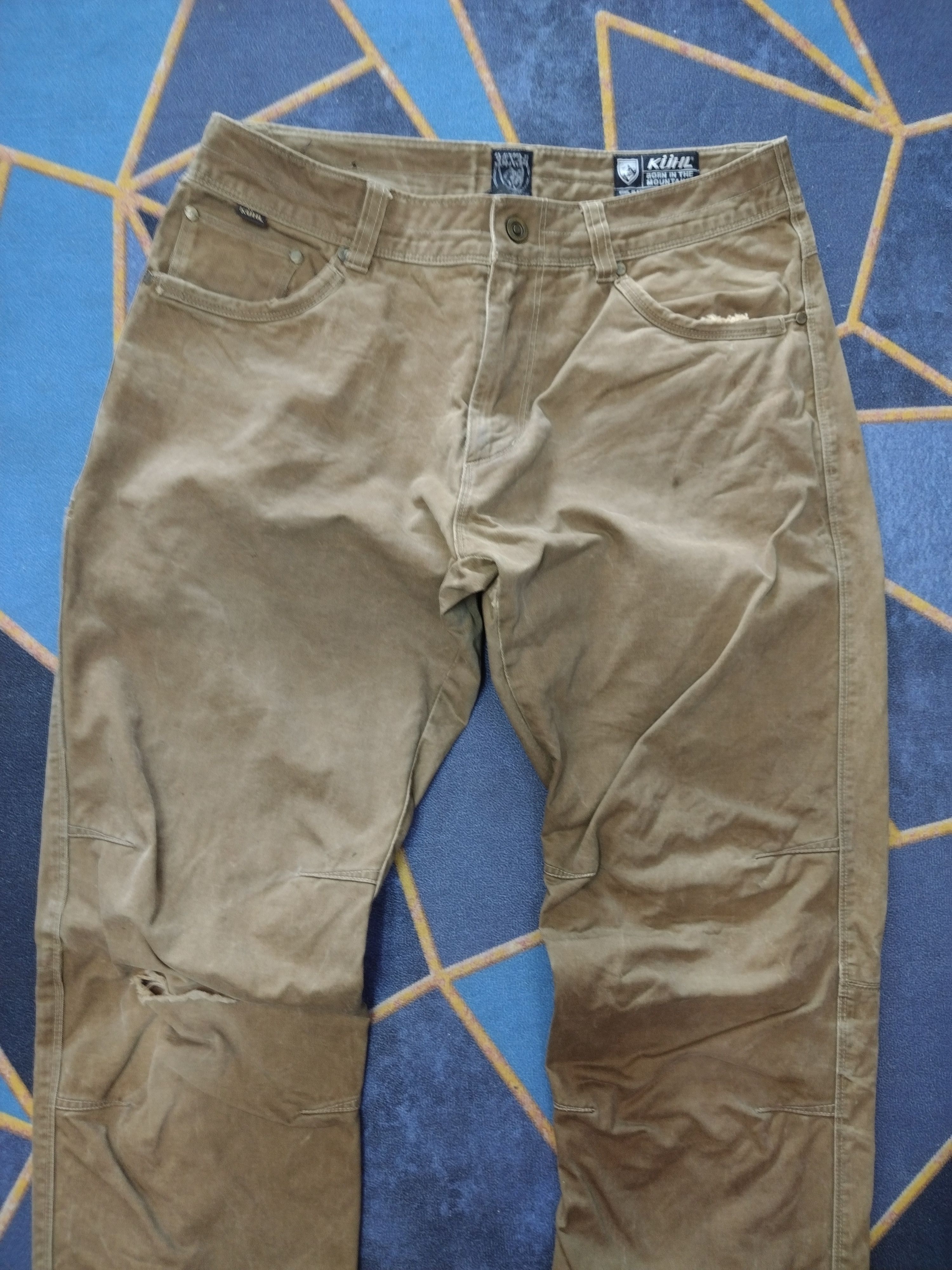 Kuhl × Mountain Khakis Kuhl Mountain Ryder Revolution Hiking Pants Distressed Size US 34 / EU 50 - 6 Thumbnail