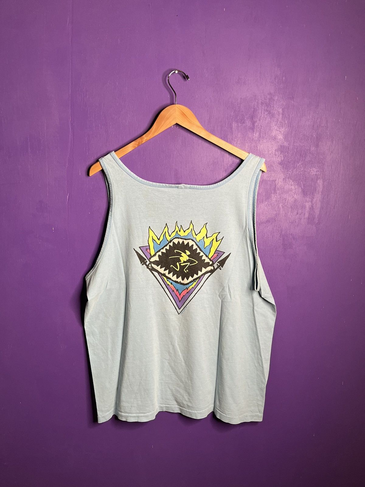 Ocean Pacific × Vintage Vintage 1990 Ocean pacific flame logo tank top Size US L / EU 52-54 / 3 - 2 Thumbnail