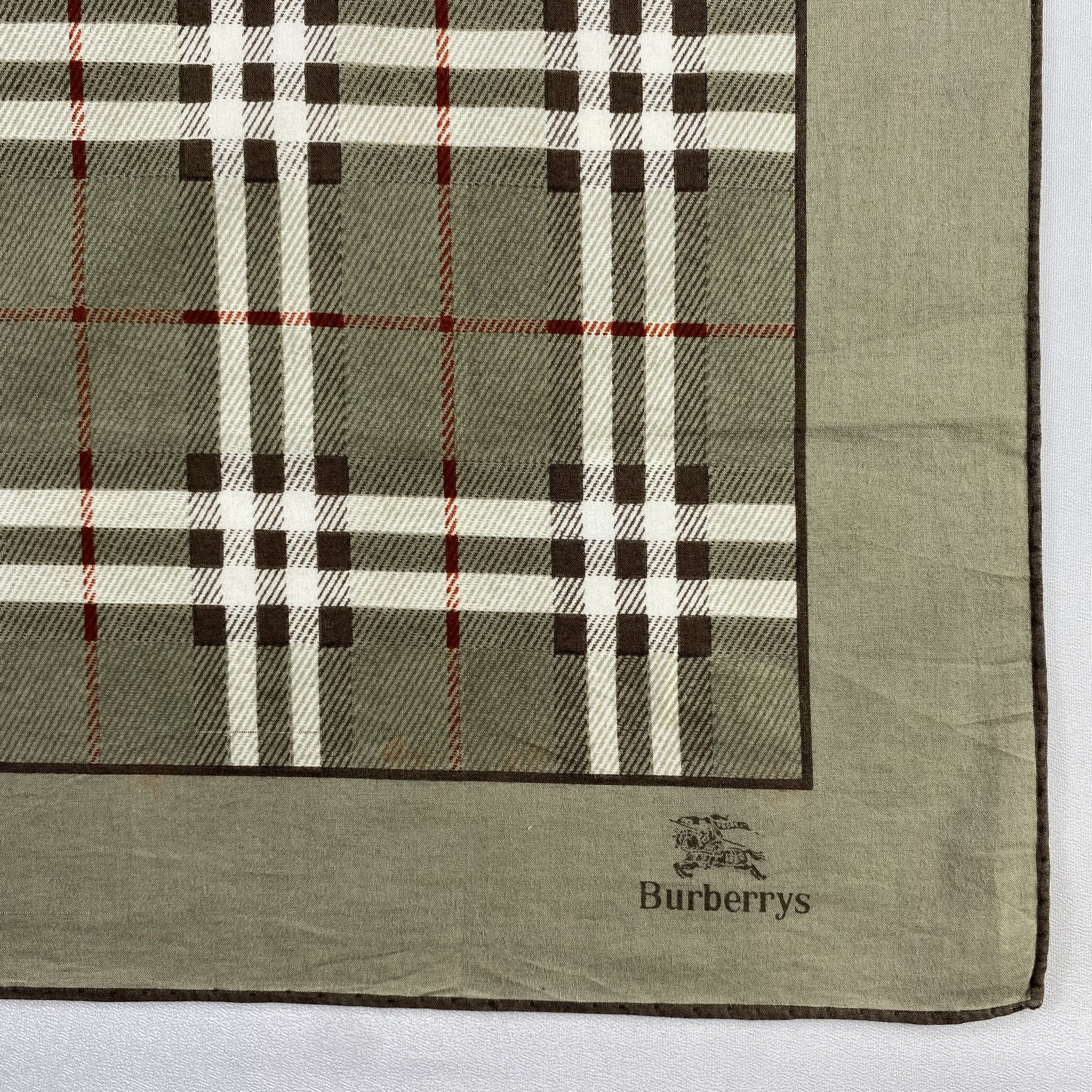 Burberry × Vintage Burberry Handkerchief / Neckerchief / Bandana-P1389 Size ONE SIZE - 3 Thumbnail