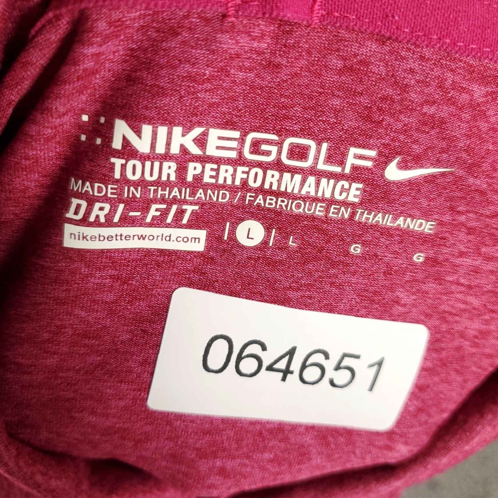 Nike Nike Polo Shirt Mens L Pink Swoosh Golf Casual Short Sleeve Polo - Nike Shirt Mens Large Pink Colorful Modern Preppy Sports Size US L / EU 52-54 / 3 - 7 Thumbnail