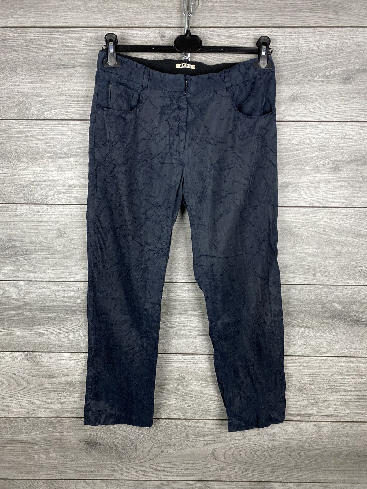 Acne Studios Womens Vintage Acne Studios Pop Crincle Pants Rare Size 24" / US 00 / IT 34 - 1 Thumbnail
