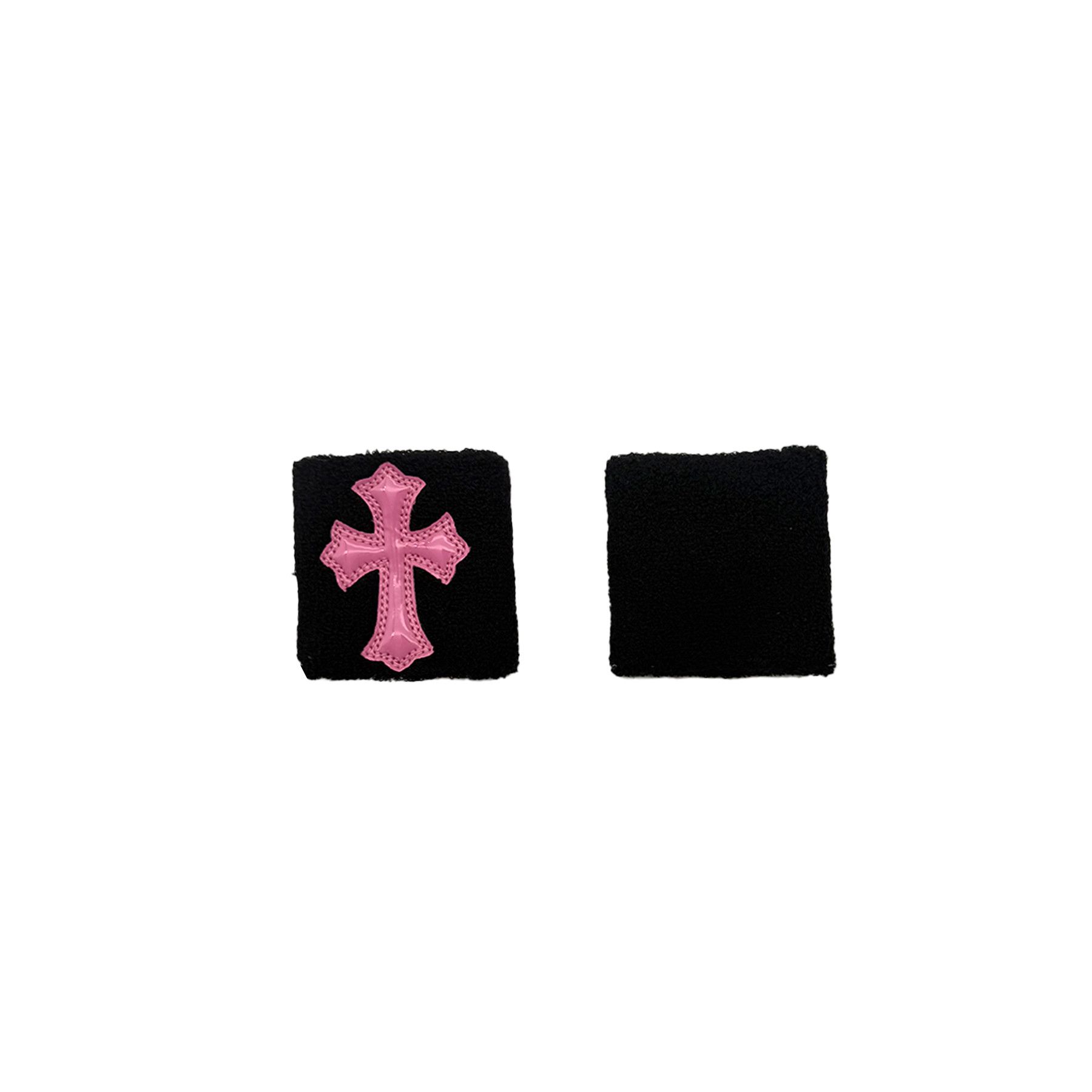 Chrome Hearts Chrome Hearts Pink Patent Leather Cross Patch Sweatbands Size ONE SIZE - 2 Thumbnail