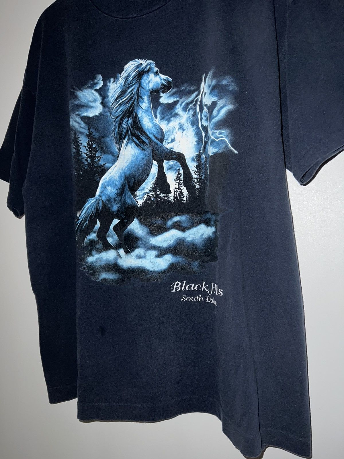 Vintage Vintage South Dakota Horse Graphic Tee Size US XL / EU 56 / 4 - 4 Thumbnail