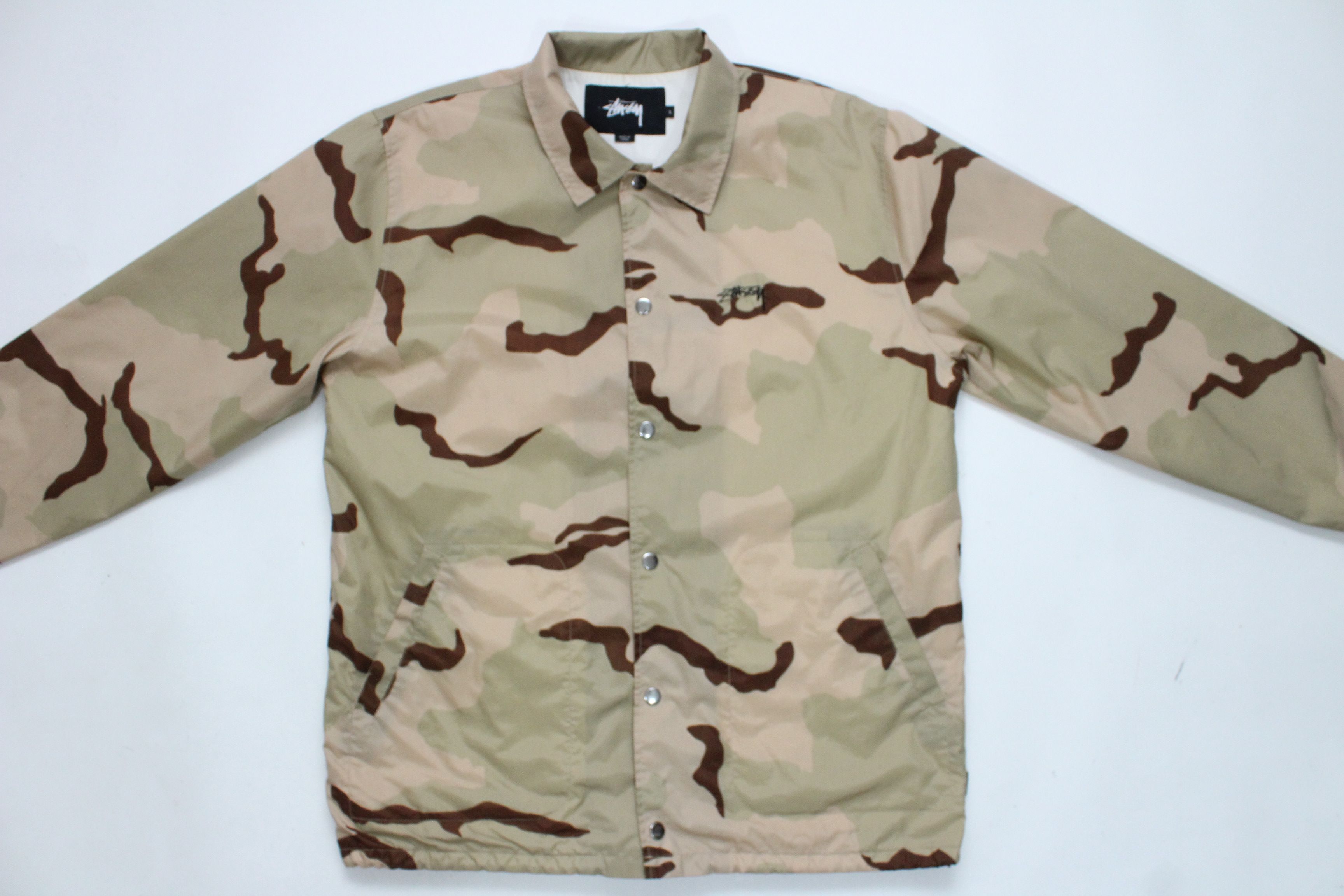 Stussy Stussy Coach Jacket Camo Size L Size US L / EU 52-54 / 3 - 10 Thumbnail