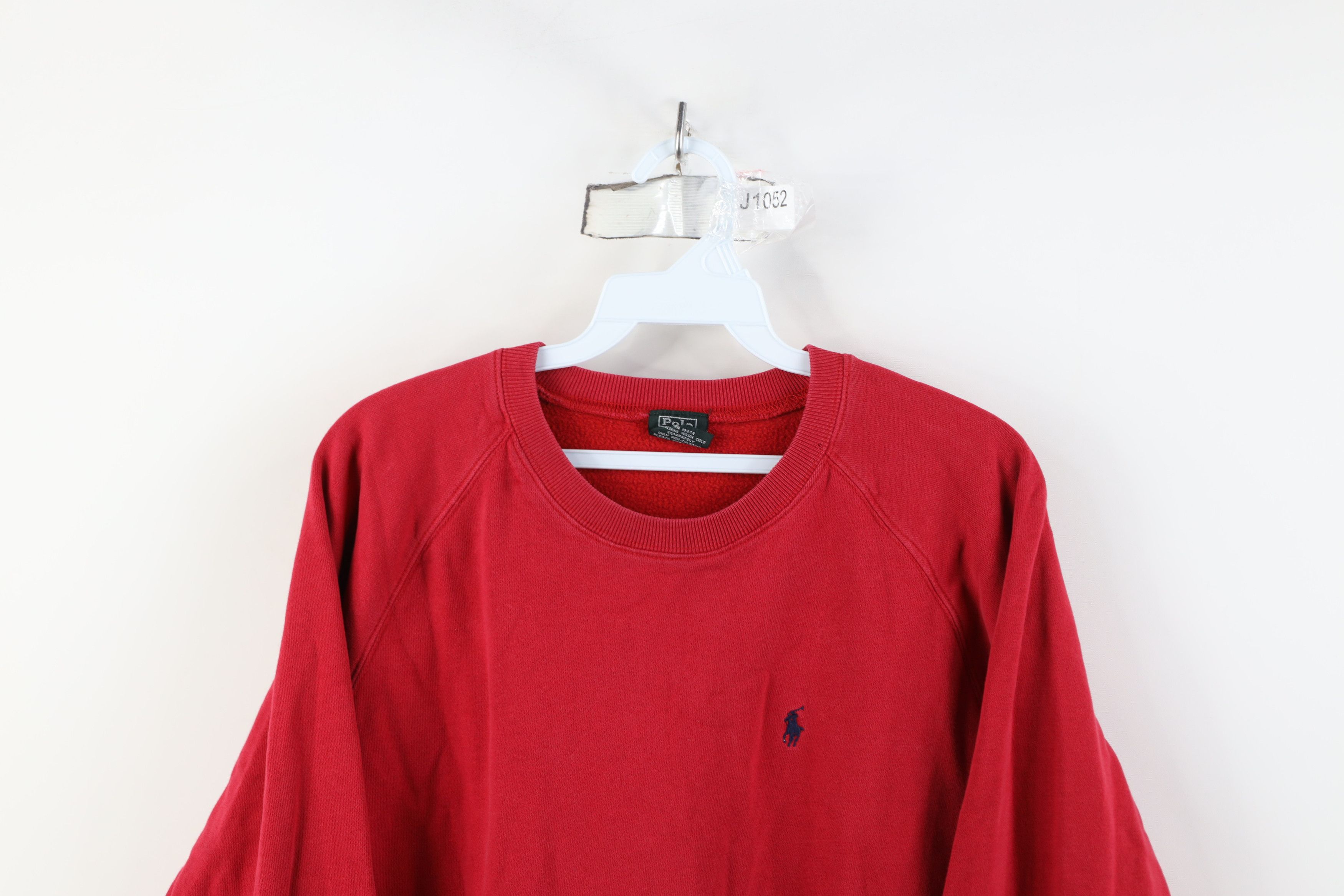 Ralph Lauren Vintage 70s 80s Ralph Lauren Crewneck Sweatshirt Red Pony Size L / US 10 / IT 46 - 2 Thumbnail