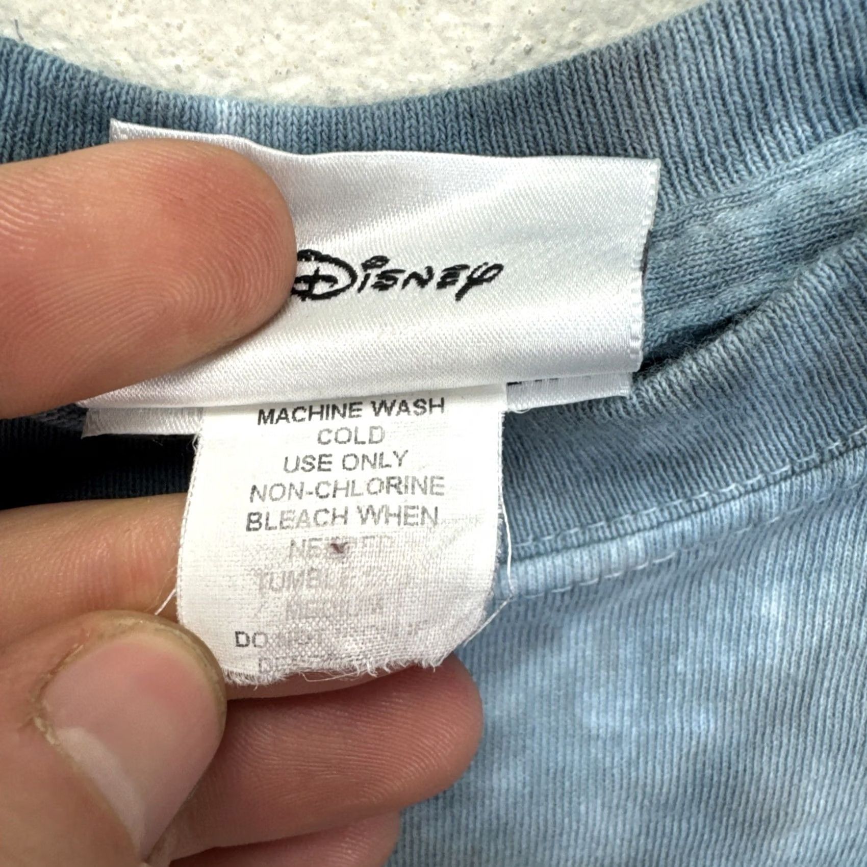 Liquid Blue VINTAGE Walt Disney Pirates of the Caribbean Tie Dye T Shirt Blue M Crew Neck Short Sleeve Jack Sparrow 90s Graphic Print Mens Size US M / EU 48-50 / 2 - 3 Thumbnail