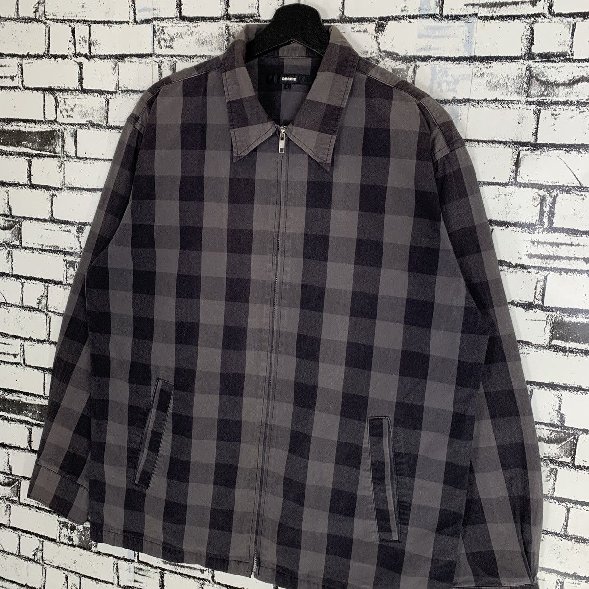 Beams Plus × Designer × Vintage Vintage Beams Checkered Flannel Jacket Size US L / EU 52-54 / 3 - 2 Thumbnail