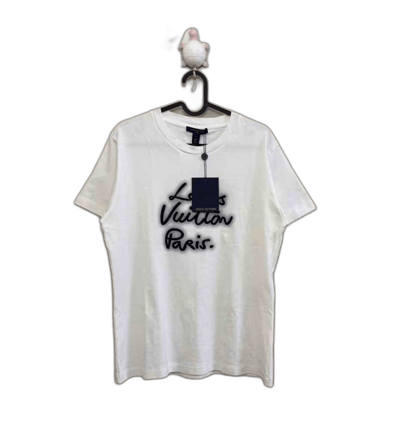 Louis Vuitton Louis Vuitton White Short Sleeve Tee Size US L / EU 52-54 / 3 - 1 Thumbnail
