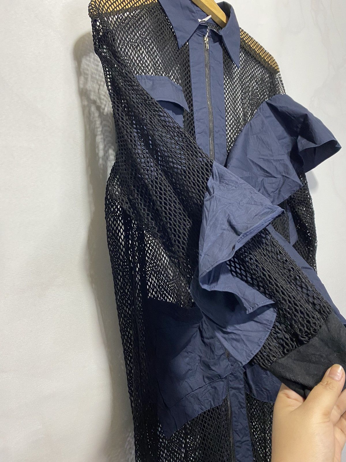 Designer × Japanese Brand × Vintage Vintage C Yard knit mesh transparent Dress women Size L / US 10 / IT 46 - 5 Thumbnail