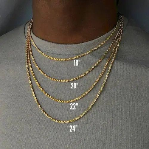 Jewelry Silver Color 4MM Chain Necklace Size ONE SIZE - 2 Thumbnail