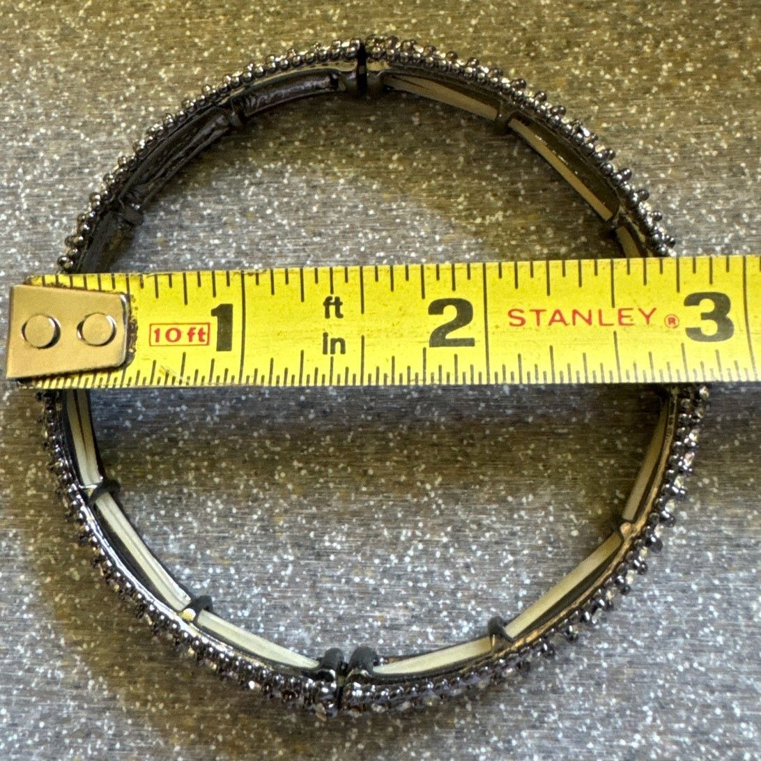 Other Rhinestone Pave Sections Stretch Bracelet Size ONE SIZE - 4 Thumbnail