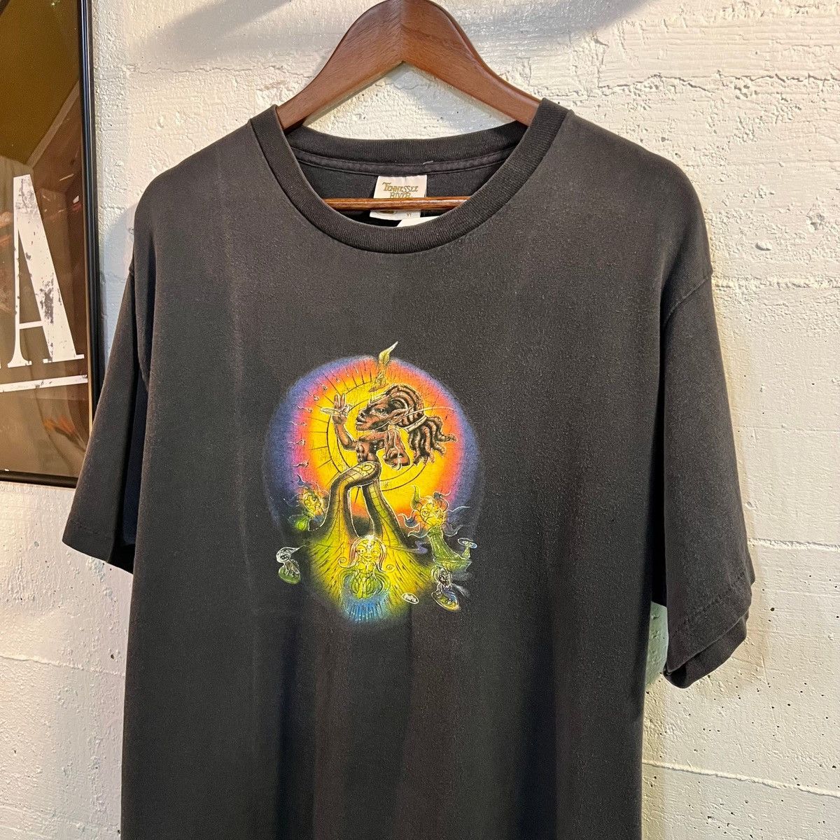 Vintage Vintage 90's Rare Pig Pen Psychedelic Alien Rave T-Shirt XL Size US XL / EU 56 / 4 - 5 Thumbnail