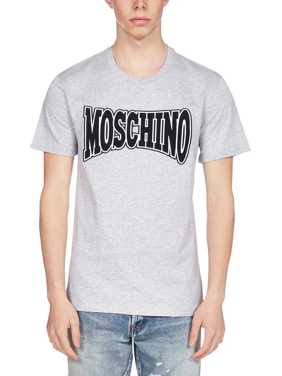 Moschino o1y0225 Logo T-Shirt in Grey Size US S / EU 44-46 / 1 - 4 Thumbnail