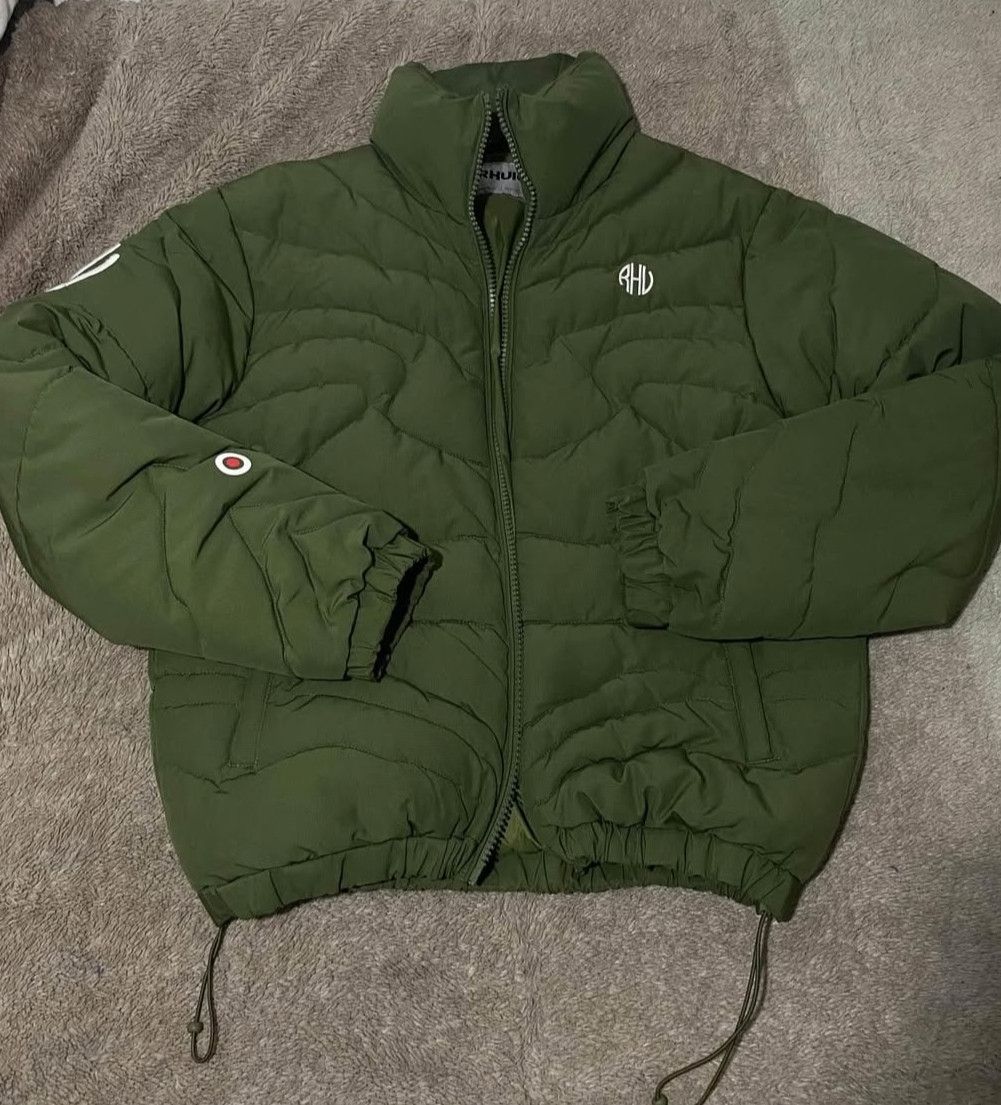 Rhude × Zara Zara X Rhuigi green puffer jacket collection Size US M / EU 48-50 / 2 - 1 Thumbnail
