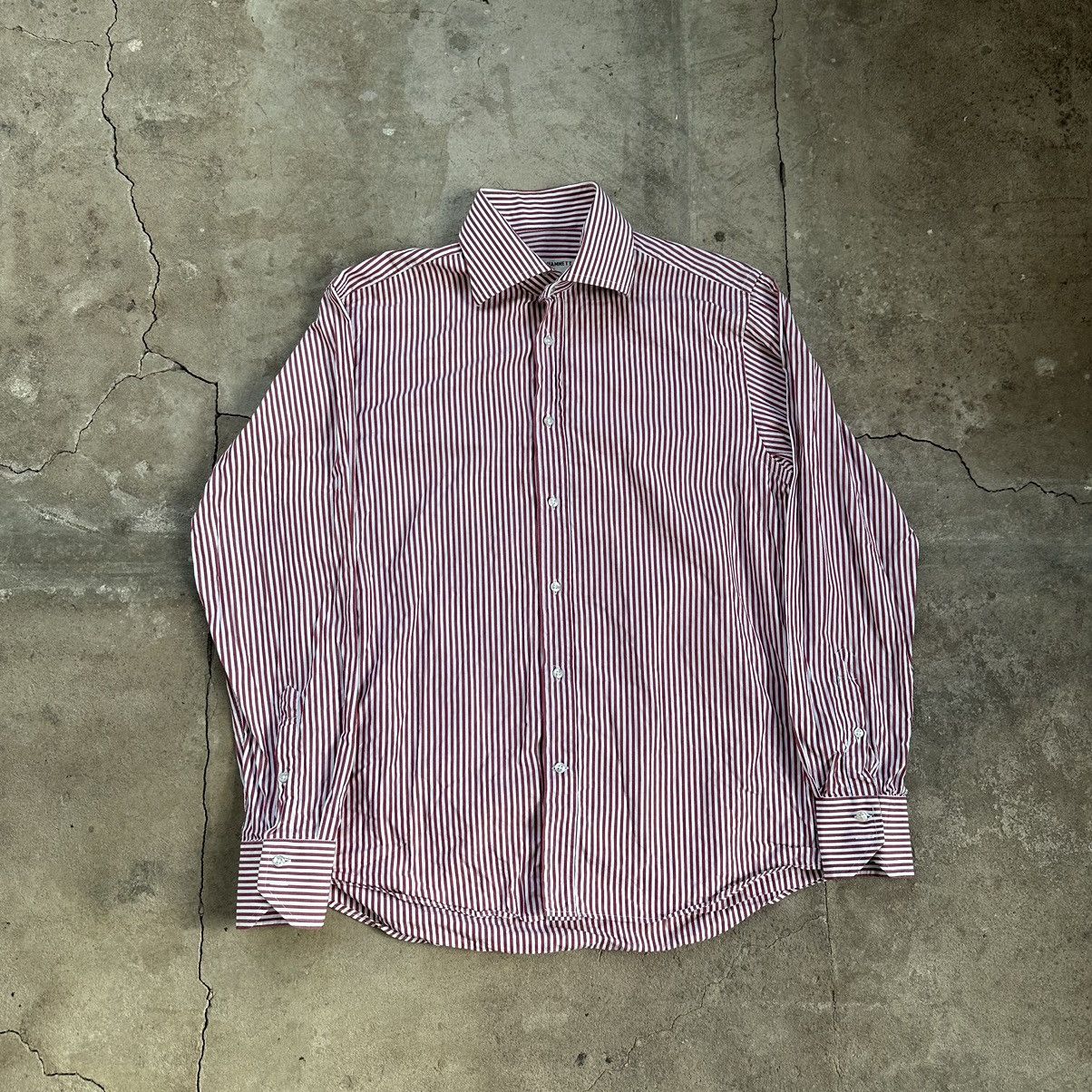 Katharine Hamnett London Vintage 90’s Katharine Hamnett striped shirt Size US L / EU 52-54 / 3 - 3 Thumbnail