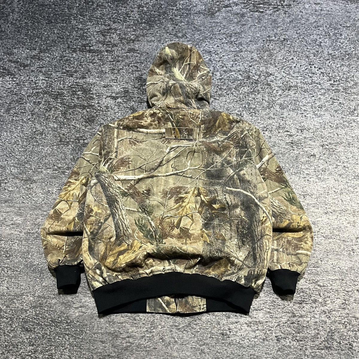 Levi's Vintage Levi Strauss Camo Hooded Jacket Canvas Workwear Size US M / EU 48-50 / 2 - 2 Thumbnail