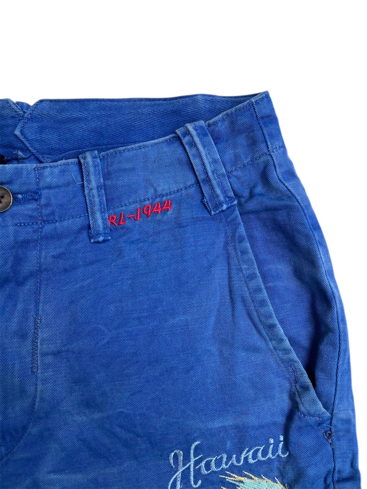 Polo Ralph Lauren Embroidered hawaii military souvenir shorts rare rrl Size US 31 - 4 Thumbnail