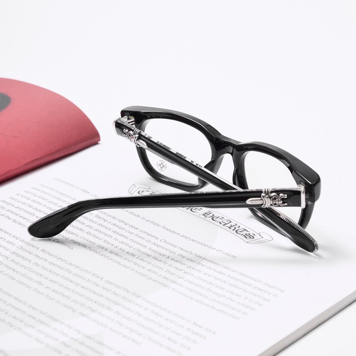 Chrome Hearts CHROME HEARTS DOOABLE BLACK GLASSES Size ONE SIZE - 7 Thumbnail