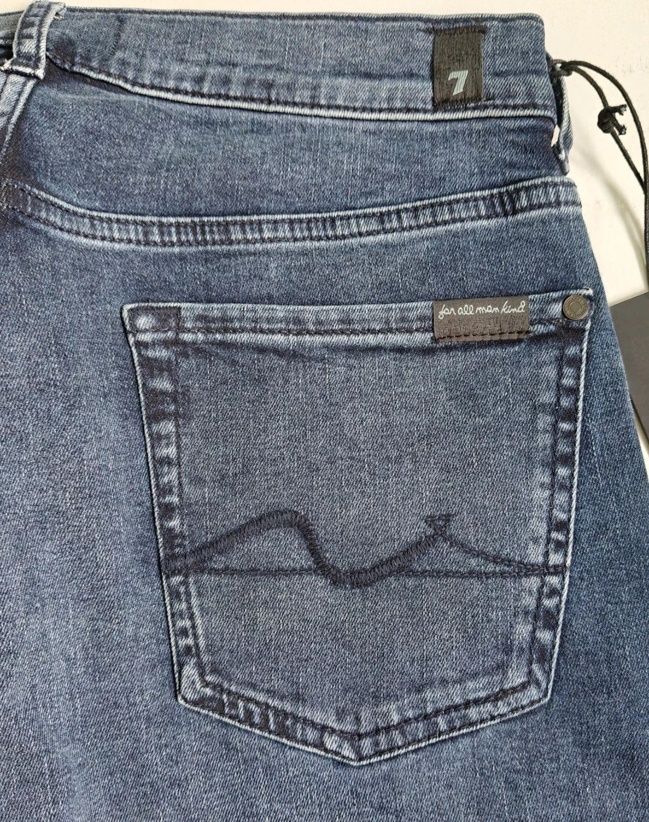 7 For All Mankind 7 For All ManKind Slimmy Rinse Men's Jeans T / 6003 Size US 30 / EU 46 - 12 Thumbnail