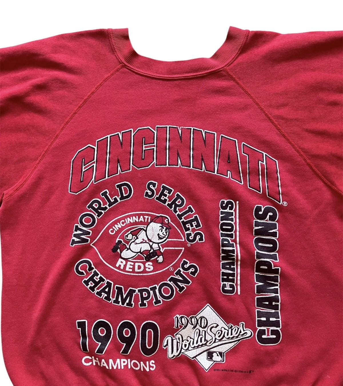 MLB Cincinnati Reds 1990 World Series Champions Crewneck Size US M / EU 48-50 / 2 - 2 Thumbnail