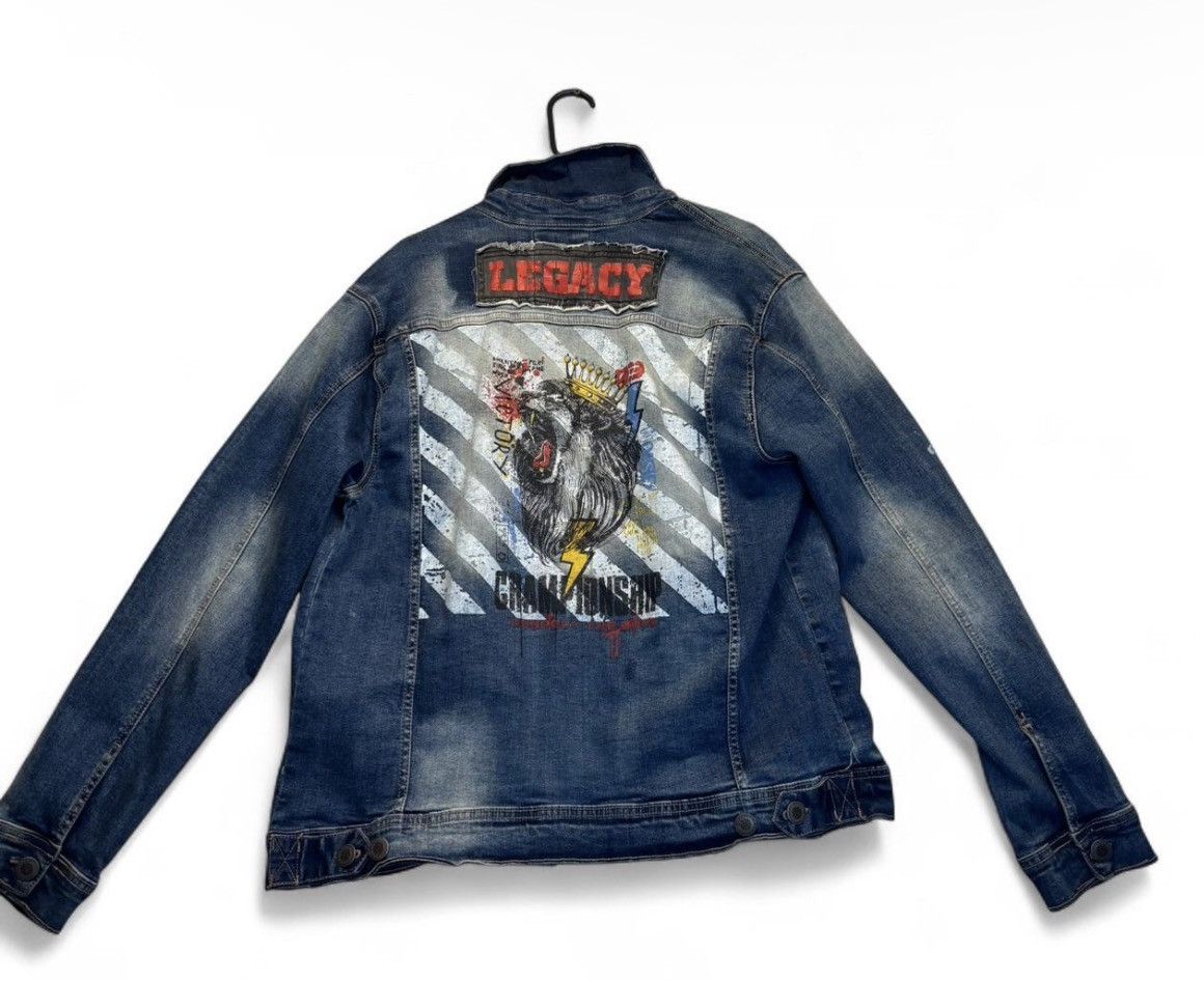 Cooper Copper Rivert Icon Denim Men'sPatches Plaid Blue Jacket Xl Size US L / EU 52-54 / 3 - 2 Thumbnail
