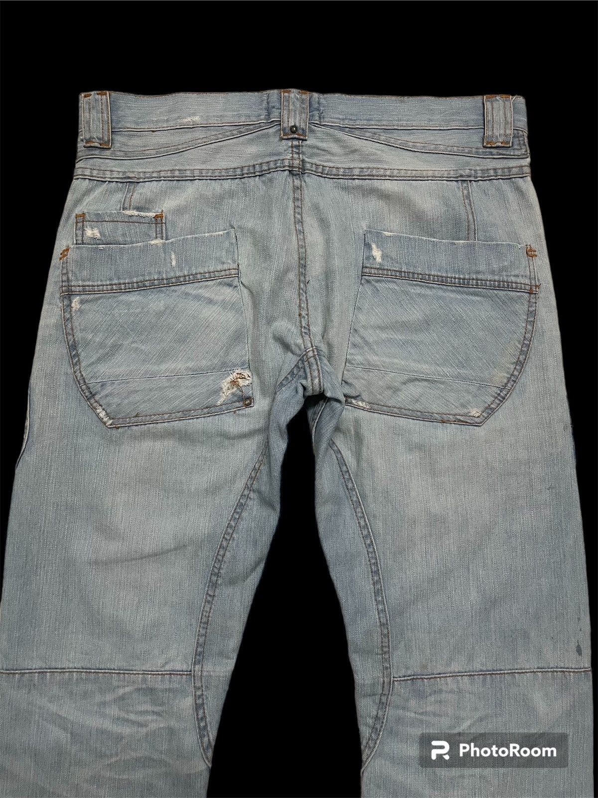 Japanese Brand RARE!! JAPANESE SICKO NINETEEN BUSHPANT MULTIPOCKET JEANS Size US 37 - 7 Thumbnail