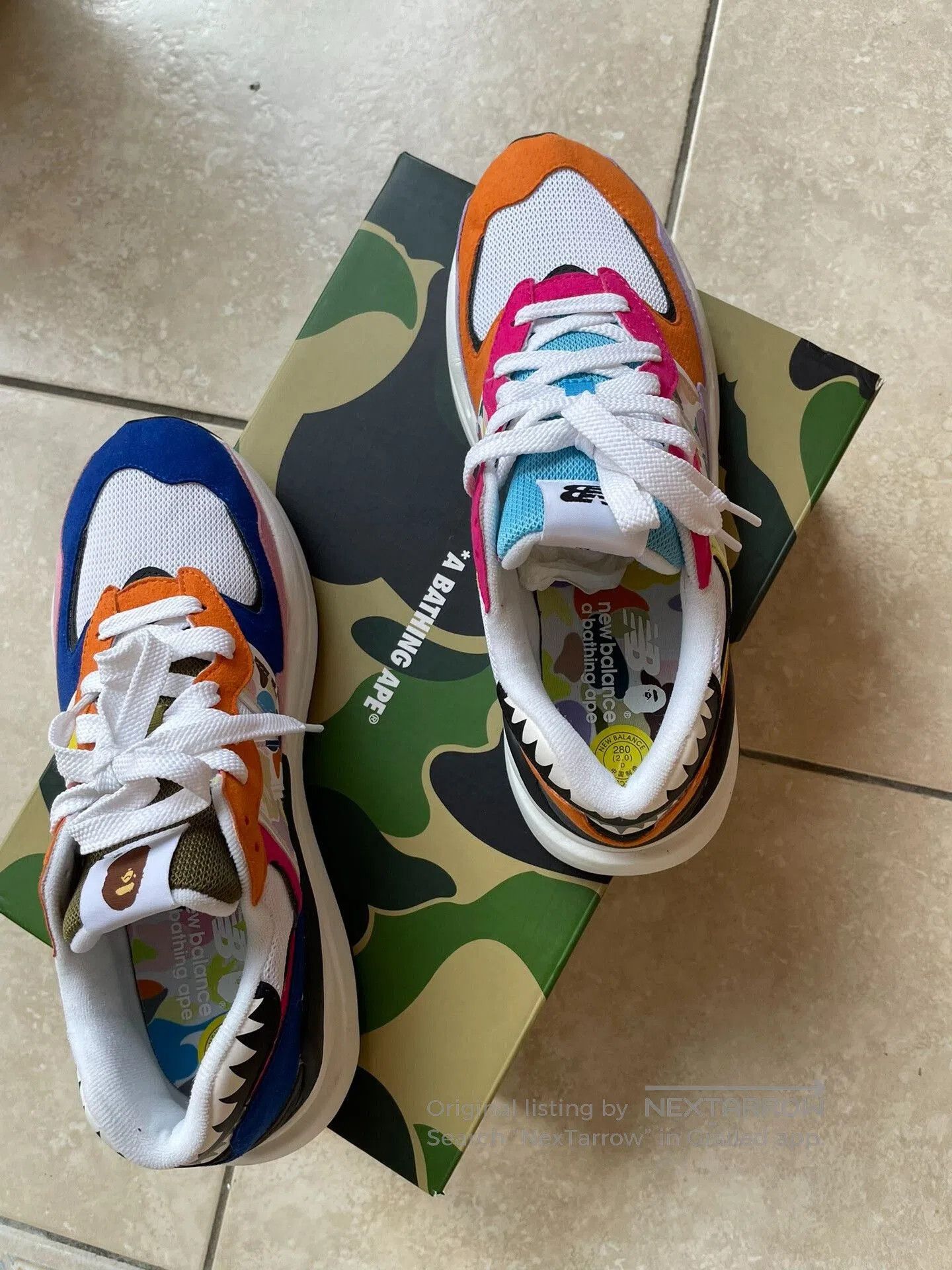 Bape Bape x New Balance 5740 Men's Shoes. Size US 10 / EU 43 - 1 Thumbnail