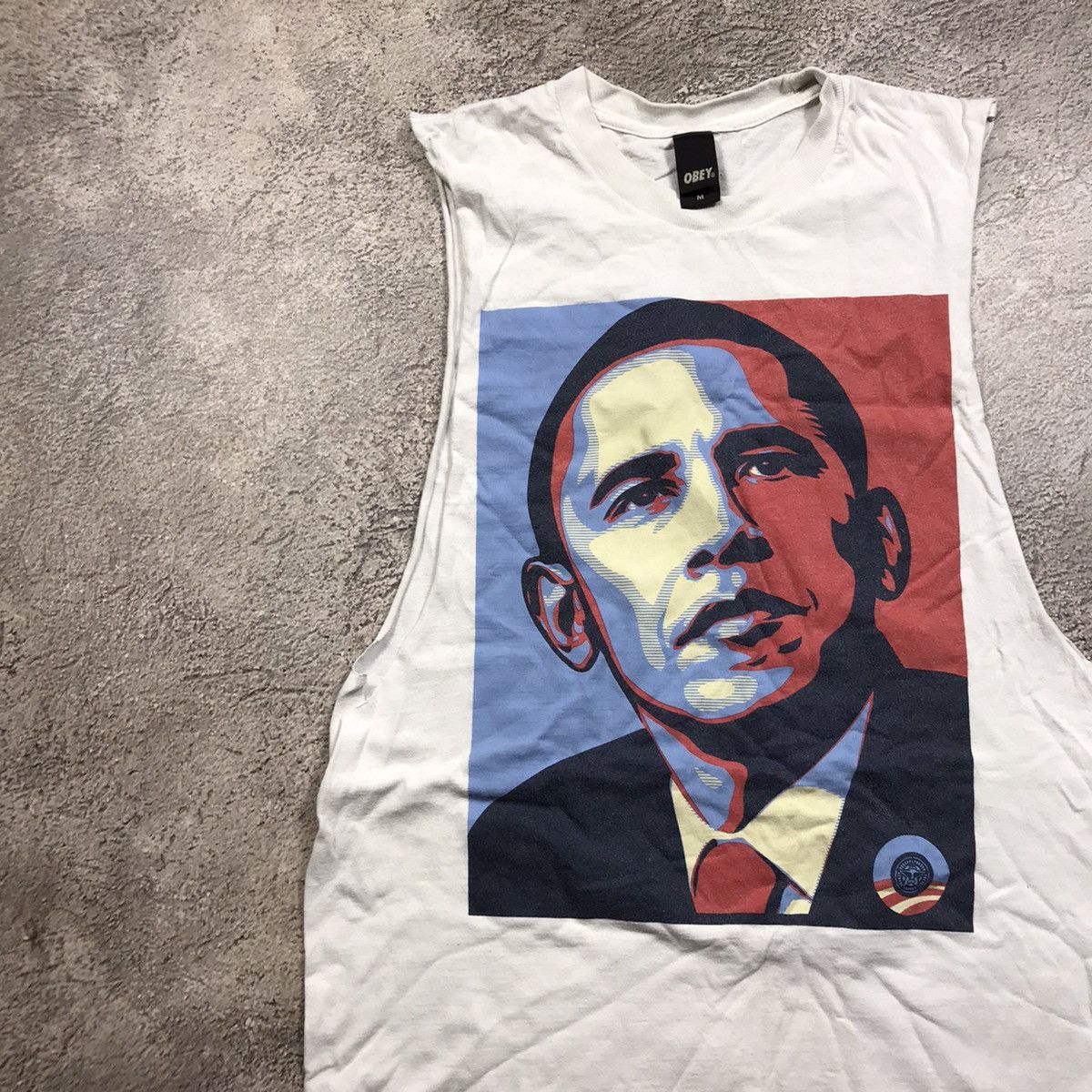 Japanese Brand VINTAGE OBEY OBAMA FACE T-SHIRT SKATEWEAR Y2K 90s Size US L / EU 52-54 / 3 - 2 Thumbnail