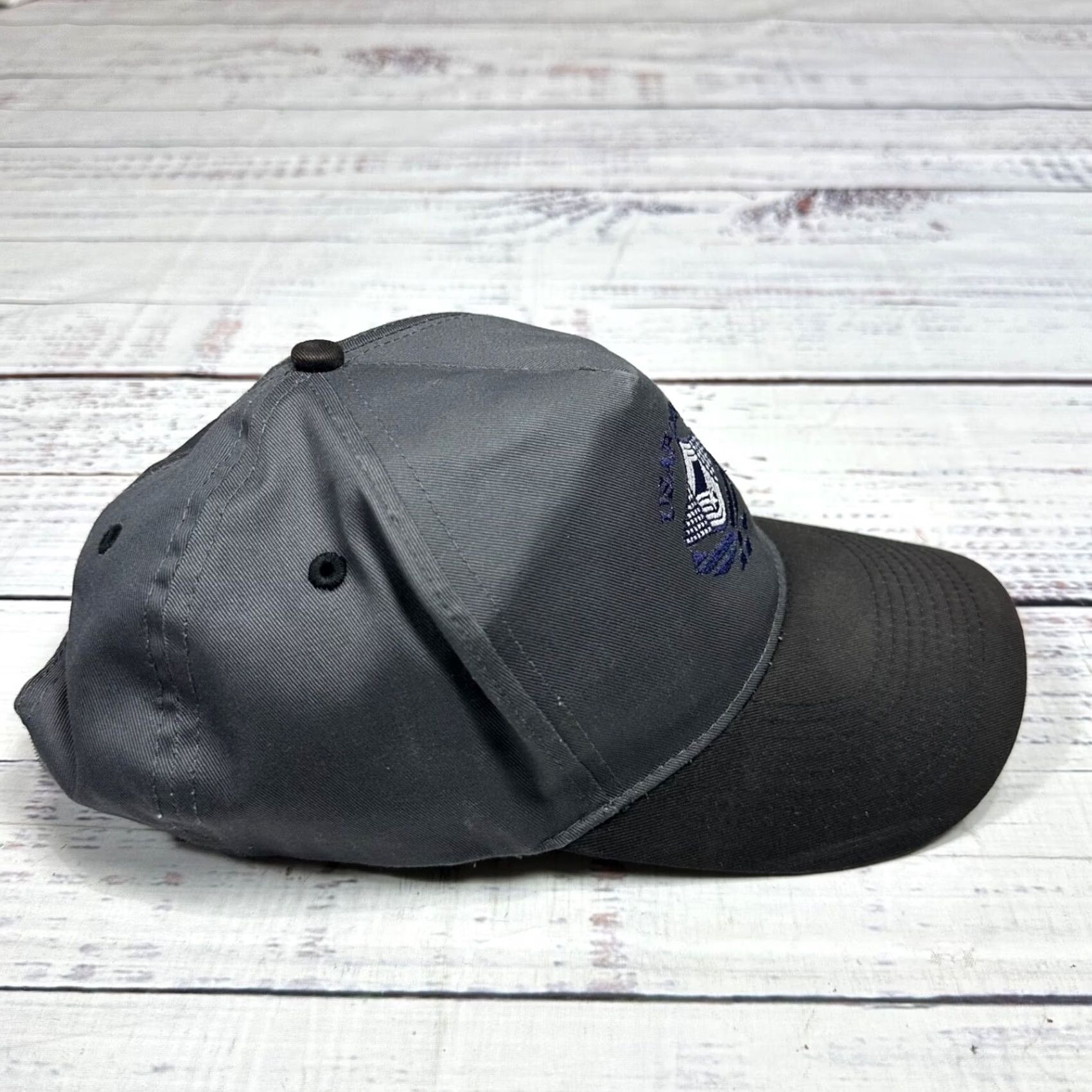 Vintage US Air Force USAF CMSGT Gray Adjustable Ball Cap 100% Cotton Baseball Hat Mens One Size Baseball Cap Gray US Air Force Cap Size ONE SIZE - 4 Thumbnail