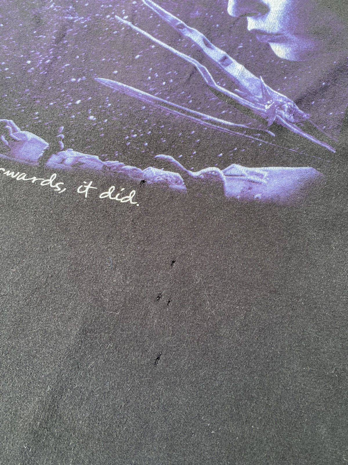 Vintage Edward Scissorhands Movie Distressed Tees Size M / US 6-8 / IT 42-44 - 3 Thumbnail