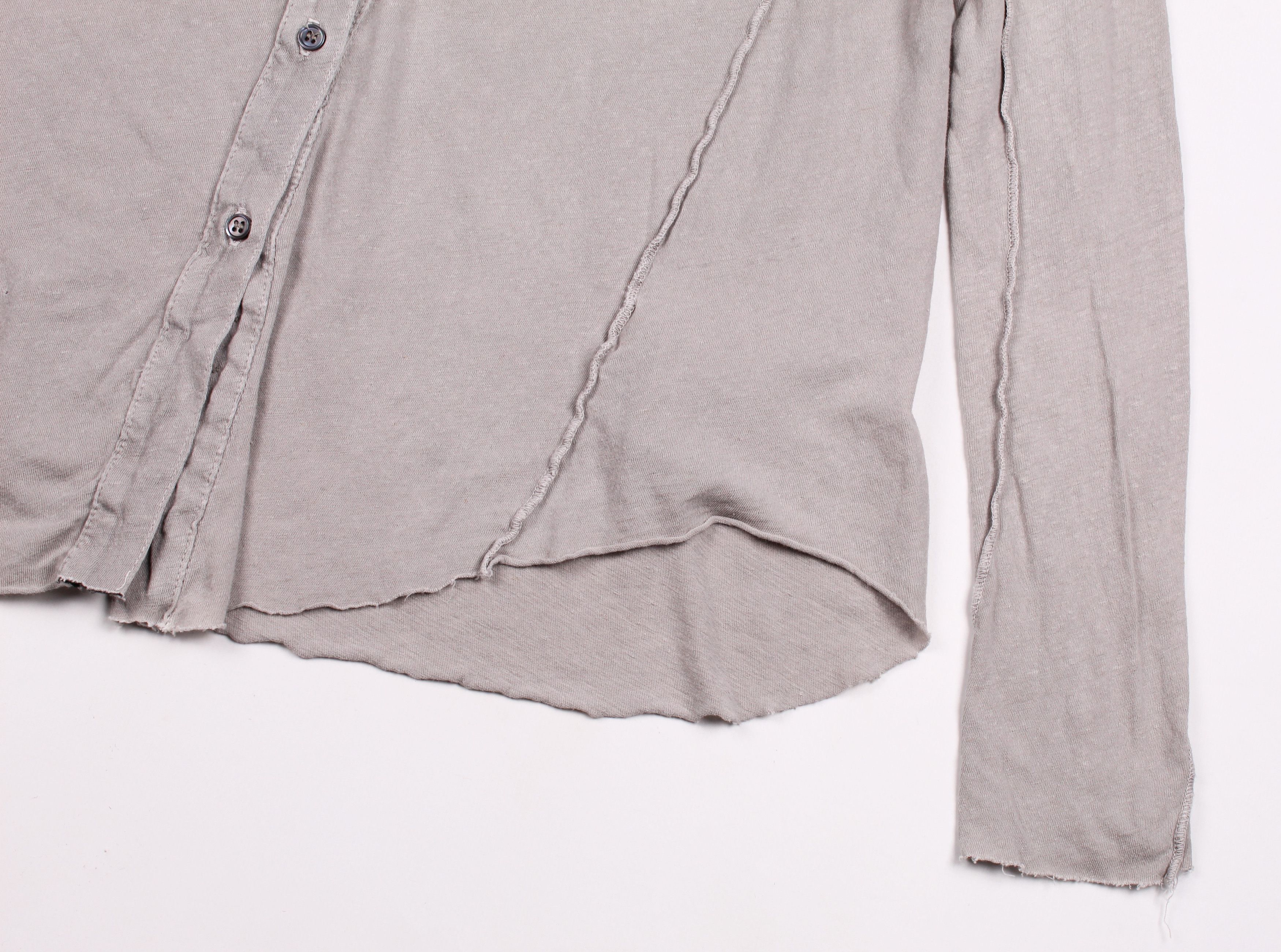 James Perse James Perse Avant Garde Washed Asymmetrical Shirt Top Size M / US 6-8 / IT 42-44 - 4 Thumbnail