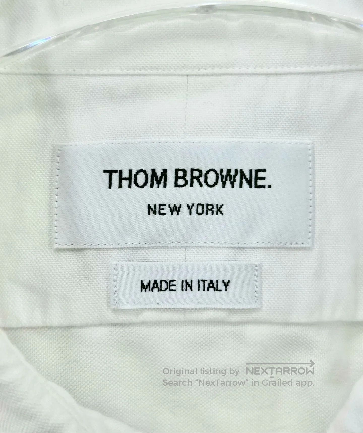 Thom Browne Thom Browne White Classic Four Stripe Zipper Long Sleeve S Size US L / EU 52-54 / 3 - 3 Thumbnail
