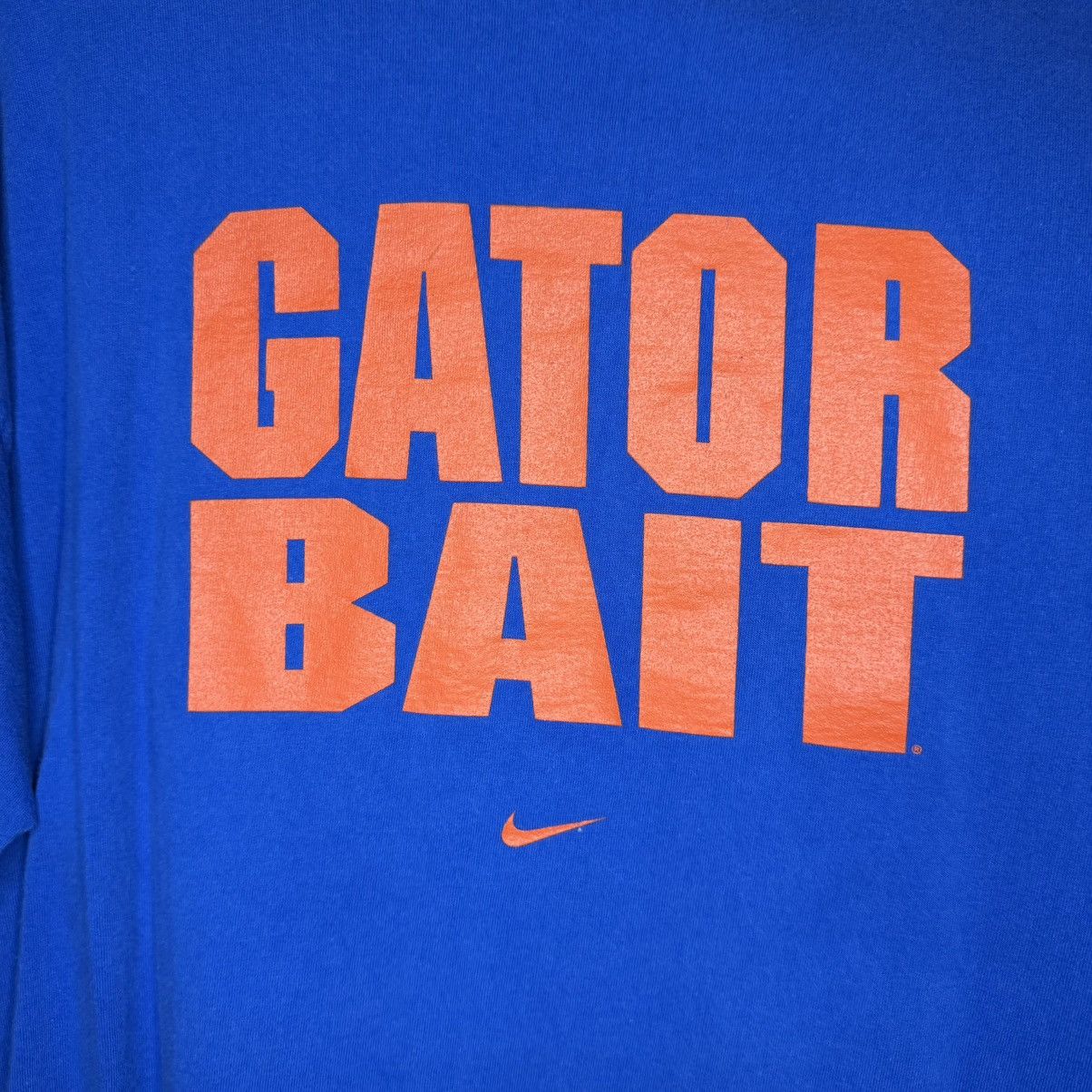 Nike Vintage Nike Team Florida Gators Gator Bait T-shirt Size US XL / EU 56 / 4 - 2 Thumbnail