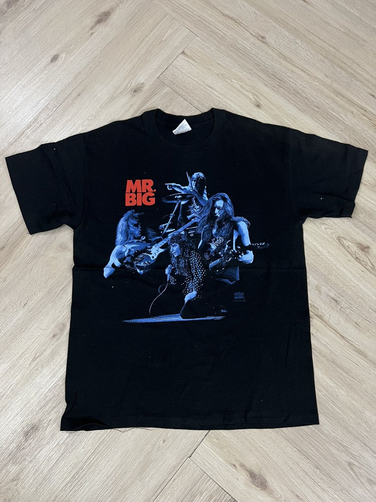 Band Tees × Vintage Vintage Mr Big 90s Shirt Size US L / EU 52-54 / 3 - 1 Thumbnail