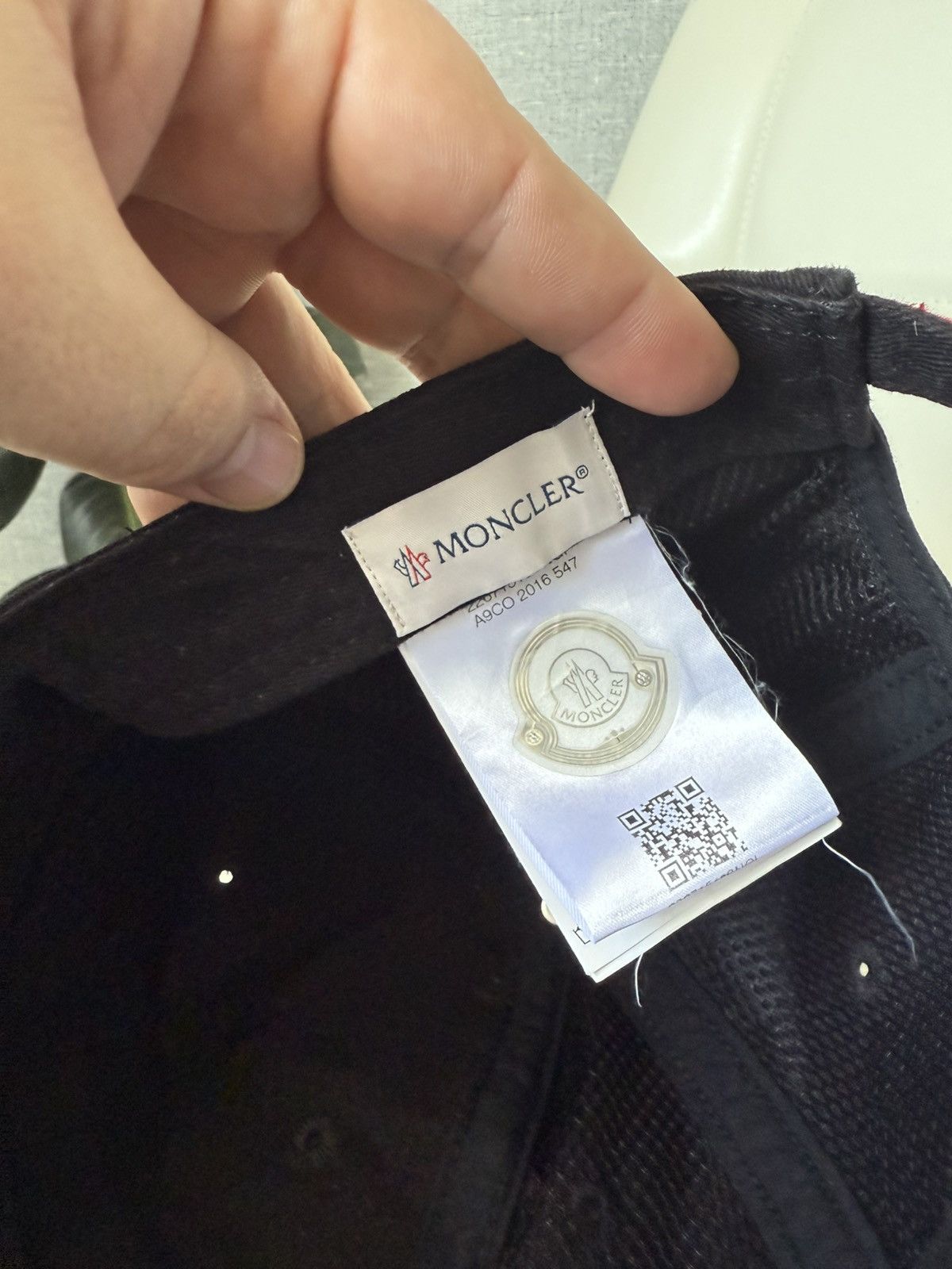 Moncler Moncler Berretto Baseball Cap Hat Tricolor Stripe Adjustable Size ONE SIZE - 10 Thumbnail