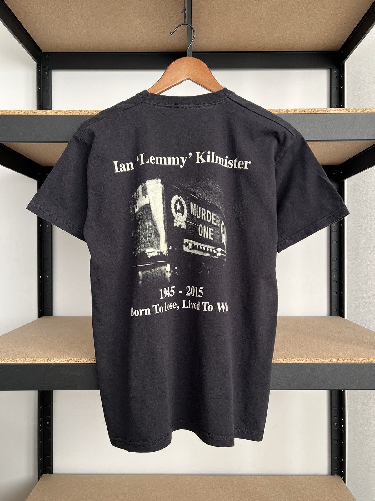 Band Tees Vintage 2016 Motorhead Lemmy Kilmister Band Black T-shirt Size US M / EU 48-50 / 2 - 2 Thumbnail