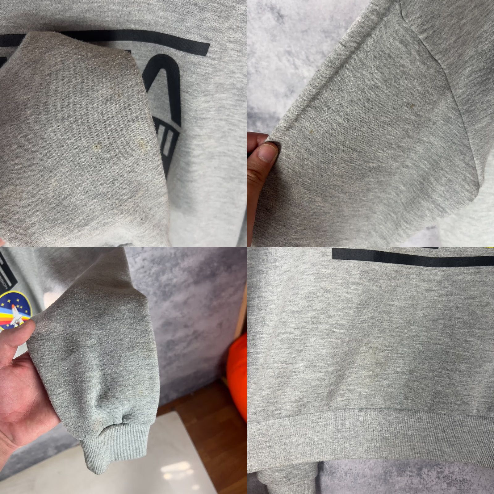 Primark VINTAGE NASA Sweatshirt Primark Gray Pullover Crewneck Space Graphic M Mens Size US M / EU 48-50 / 2 - 8 Thumbnail