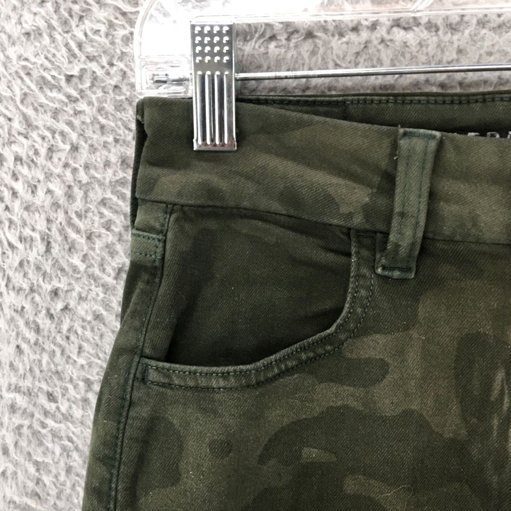 American Eagle Outfitters American Eagle Outfitters Next Level Stretch Curvy Super Hi-Rise Jegging Womens 4 Reg Green Size 27" / US 4 / IT 40 - 3 Thumbnail