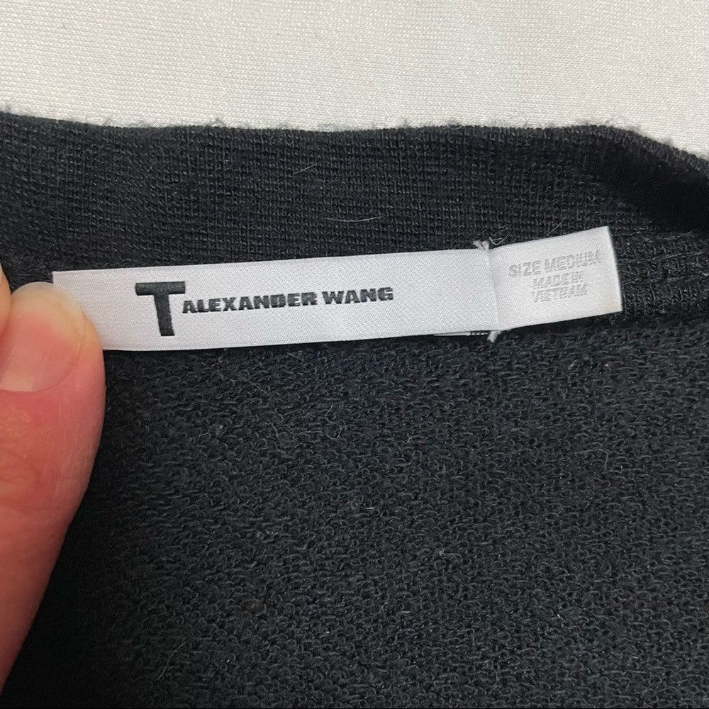 Alexander Wang Alexander Wang Black Sweatshirt Hi-Low Size M Size M / US 6-8 / IT 42-44 - 7 Thumbnail