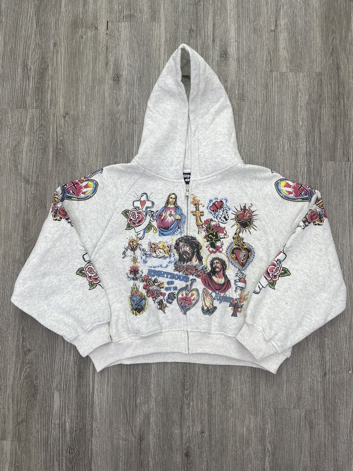 Other Righteous Zip Up Hoodie grey Size US S / EU 44-46 / 1 - 1 Thumbnail