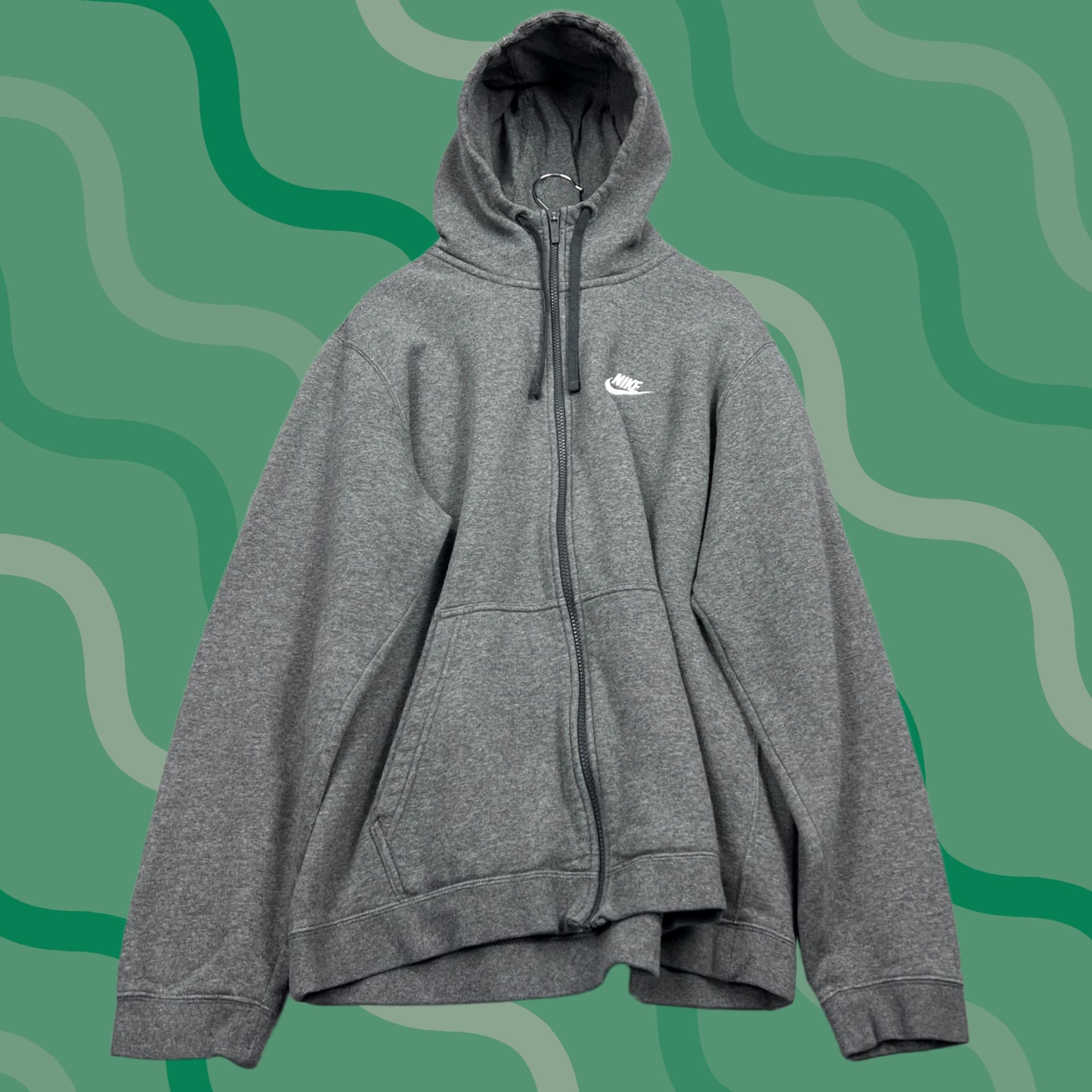 Nike × Stussy Stussy Nike Fleece Zip Hoodie in Gray | Grailed