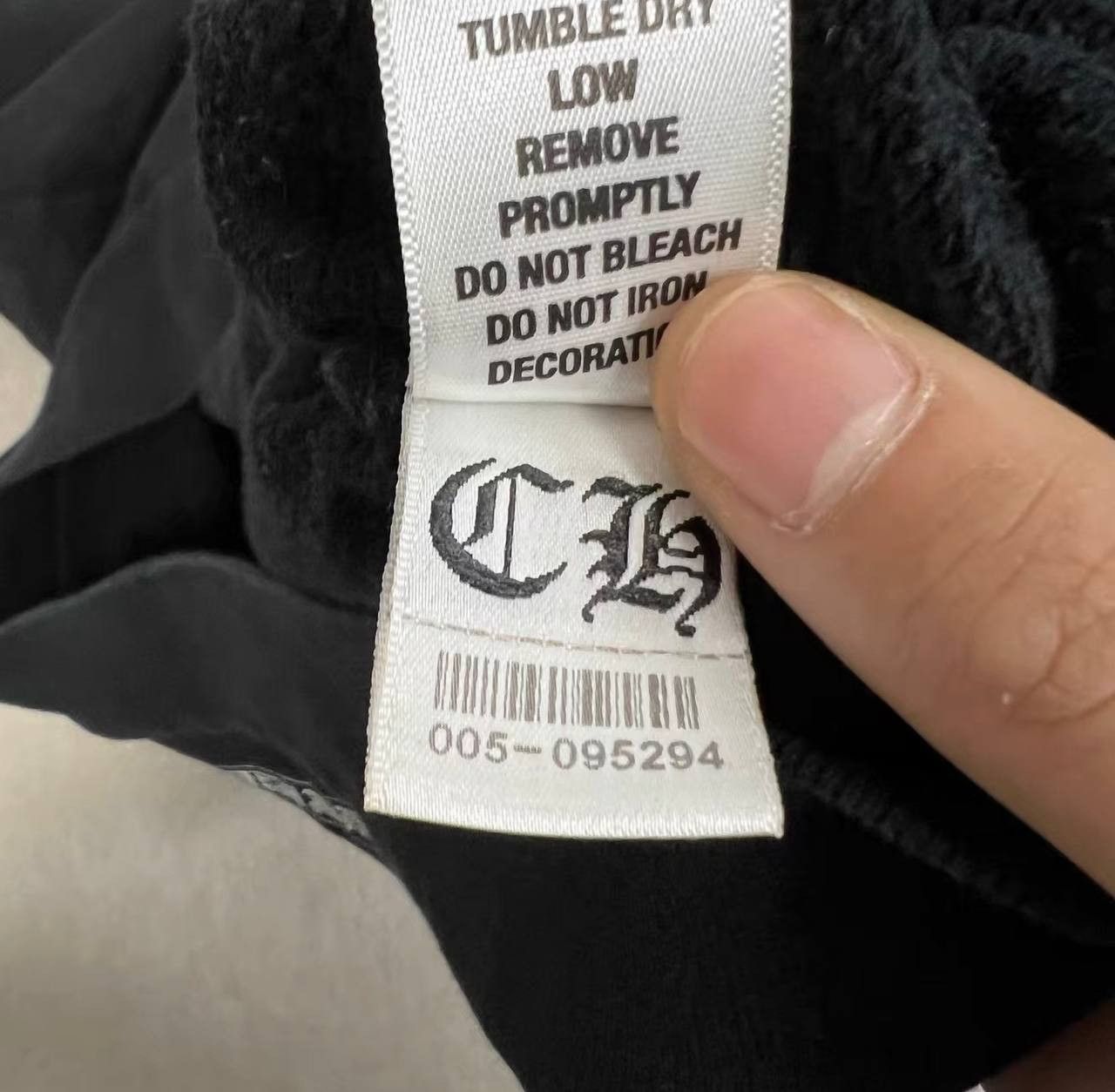 Chrome Hearts Chrome Hearts Zip-Up Hoodie with Black Cross Print Size US M / EU 48-50 / 2 - 4 Thumbnail