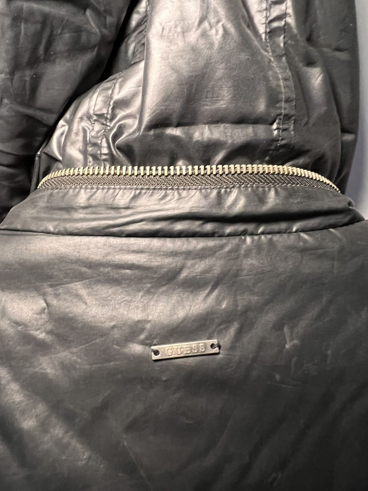 Guess Vintage Guess waterfowl/down puffer vest with hidden hood Size US M / EU 48-50 / 2 - 16 Thumbnail
