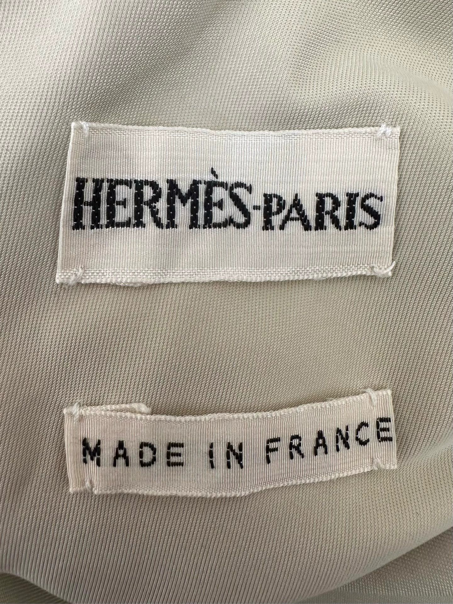 Hermes HERMES Margiela Detachable Silk Reversible Jacket Women's ME Size M / US 6-8 / IT 42-44 - 7 Thumbnail