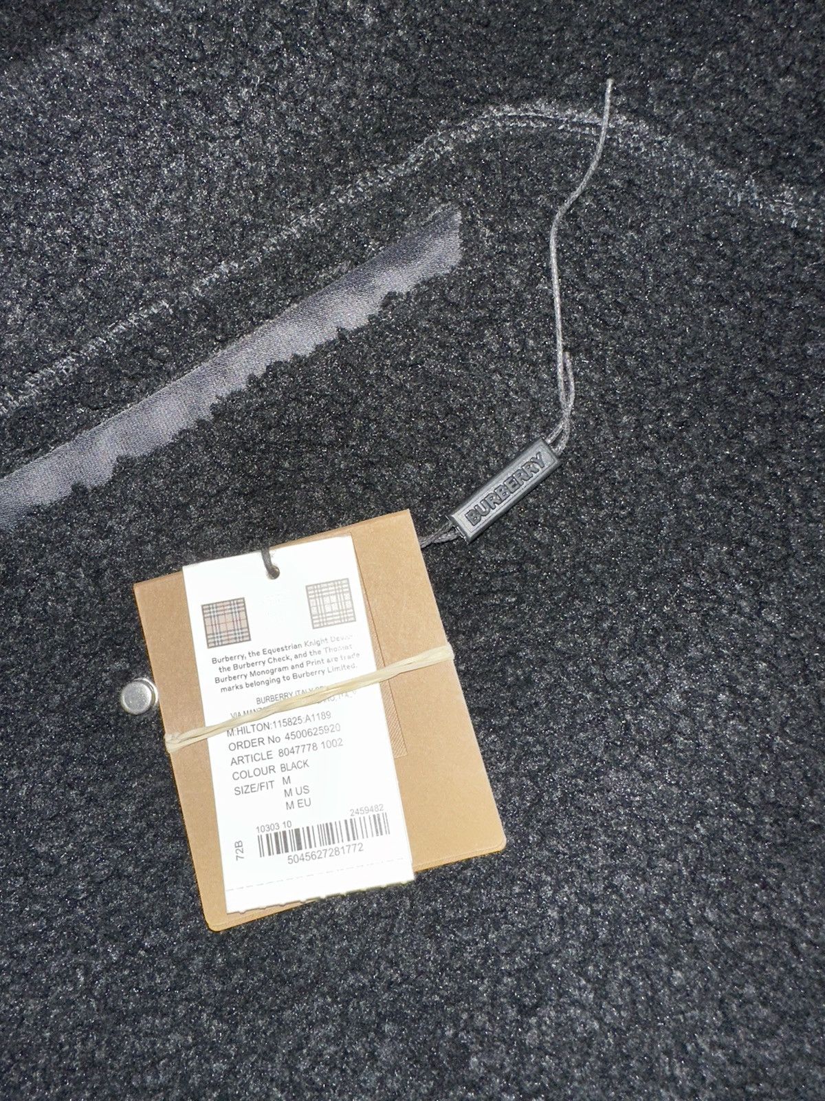 Burberry Burberry Hooded Sherpa Quarter-Zip Size US M / EU 48-50 / 2 - 14 Thumbnail