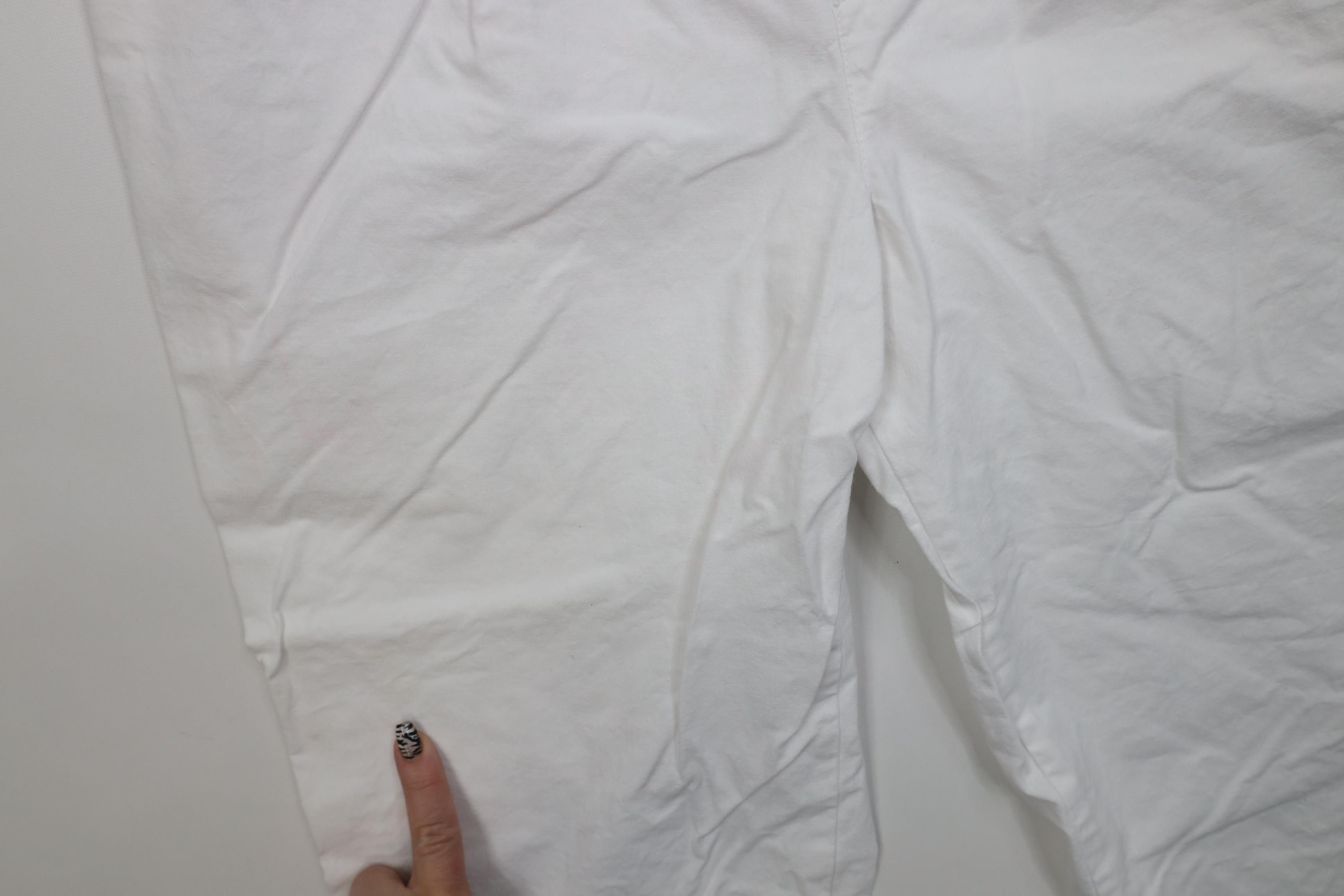 Lacoste Vtg 80s Izod Lacoste Straight Leg Chino Pants White Cotton Size US 30 / EU 46 - 6 Thumbnail
