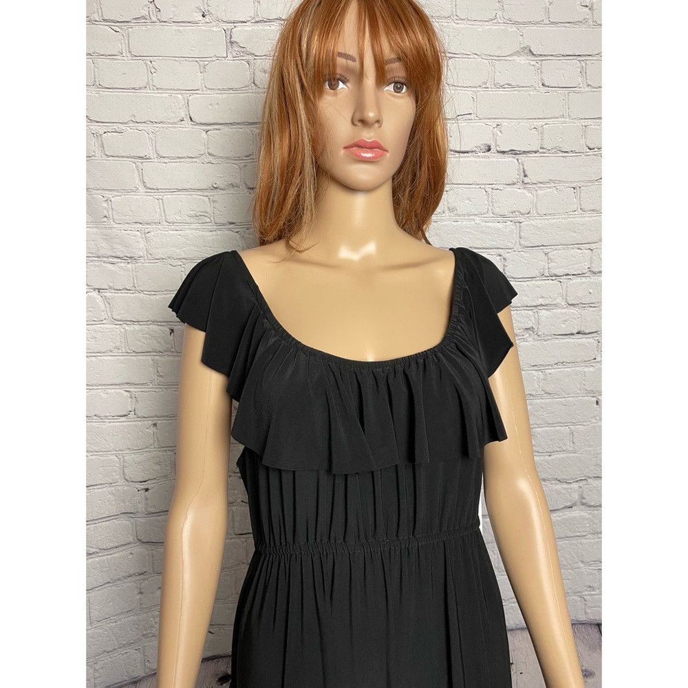Other NWT New $88 Tiana B Casual Maxi Black Dress Size XL Size XL / US 12-14 / IT 48-50 - 2 Thumbnail
