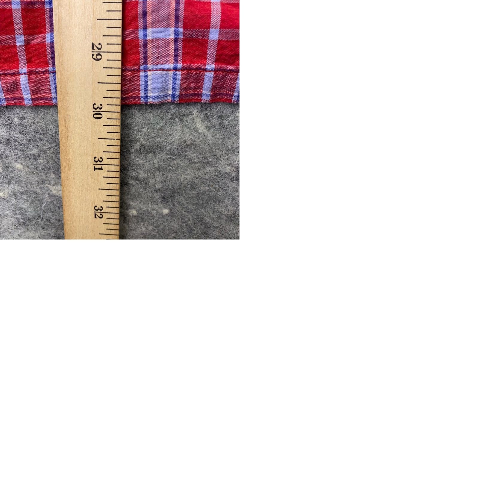 Bugle Boy VTG Bugle Boy Mens Shirt Plaid Button-Up Short Sleeve Red 2X Big & Tall Cotton Casual Beach Hawaiian 90s Mens Size US XXL / EU 58 / 5 - 9 Thumbnail