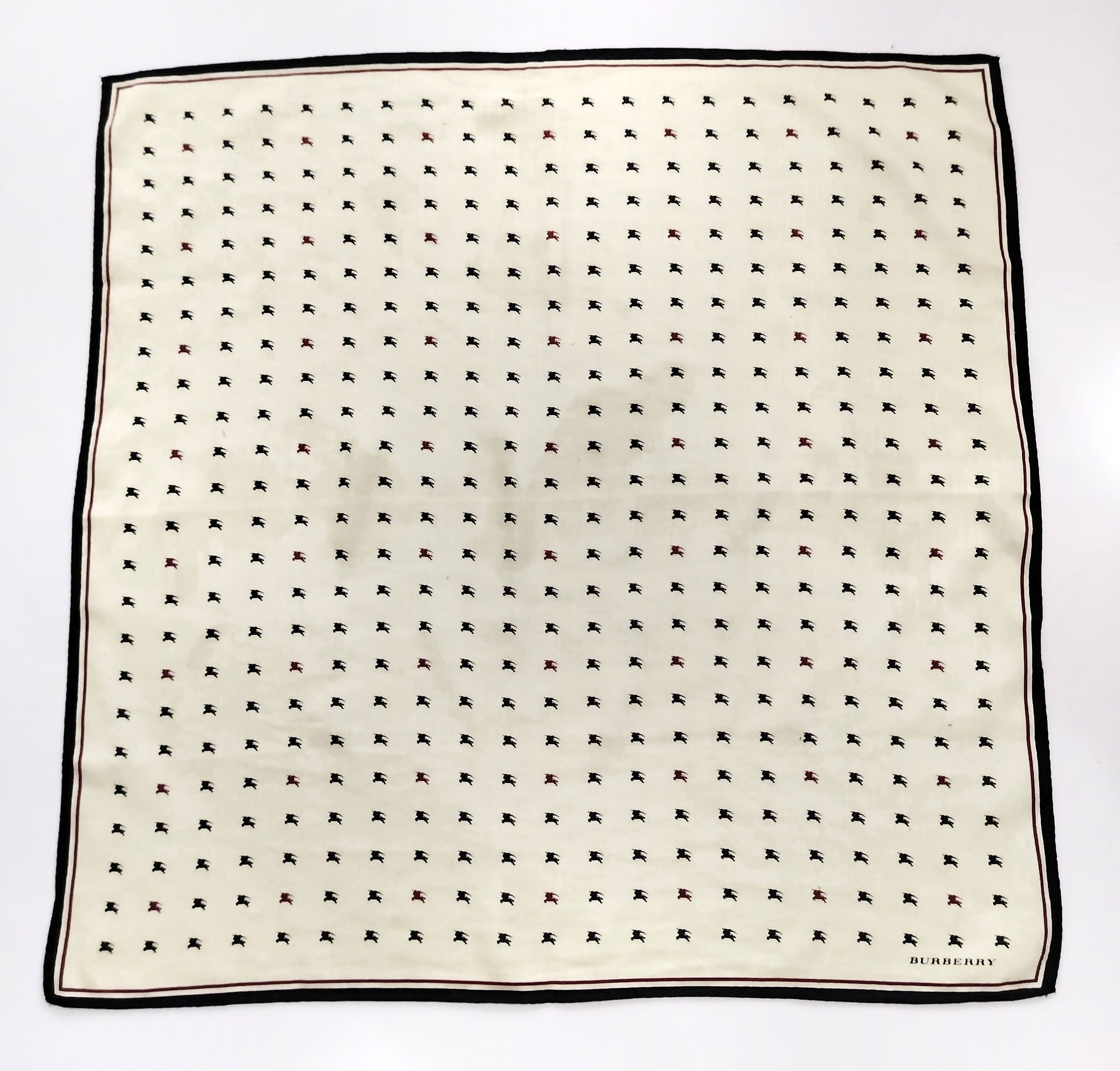 Burberry × Vintage Burberry Scarf Handkerchief Neckerchief Bandana Size ONE SIZE - 4 Thumbnail